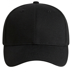 Black 5 panel cap black