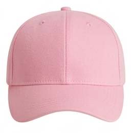 Pink 5 panel cap black