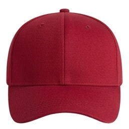Red 5 panel cap black