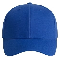 Blue 5 panel cap black