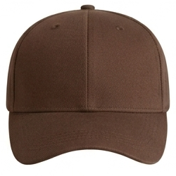 Brown 5 panel cap black