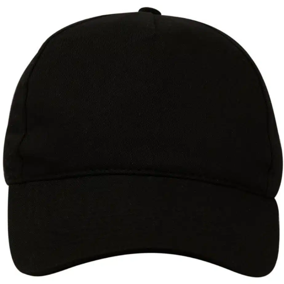 5 panel cap black